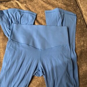 Blue High-Waisted Leggings